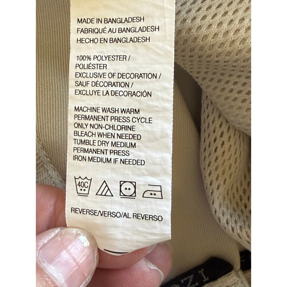 IZOD Mens PerformX Golf Shorts 34 Beige Khaki Performance Cargo Athletic - Picture 9 of 11